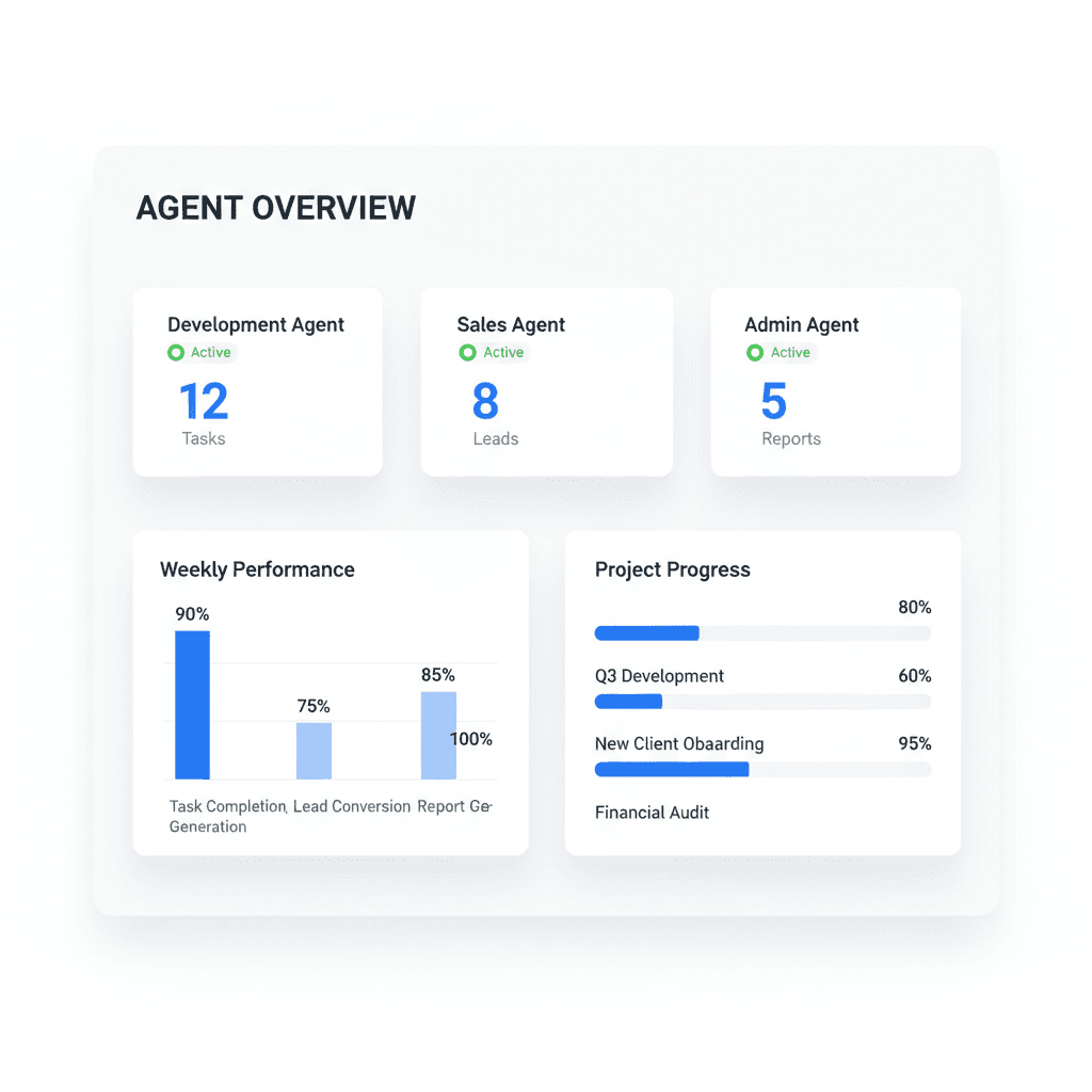 Dashboard de agentes